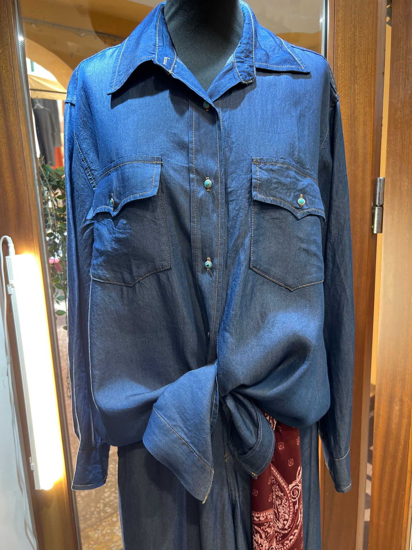 Camicia chambray Lumina
