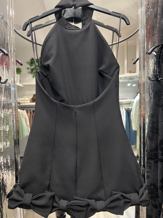 Abito corto fiocchi Lumina