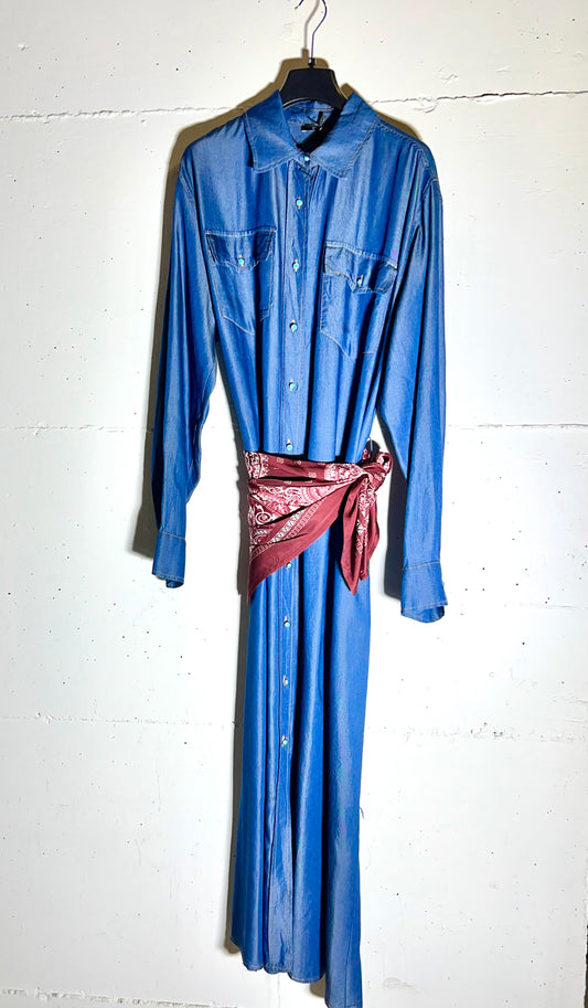 Abito chambray Lumina