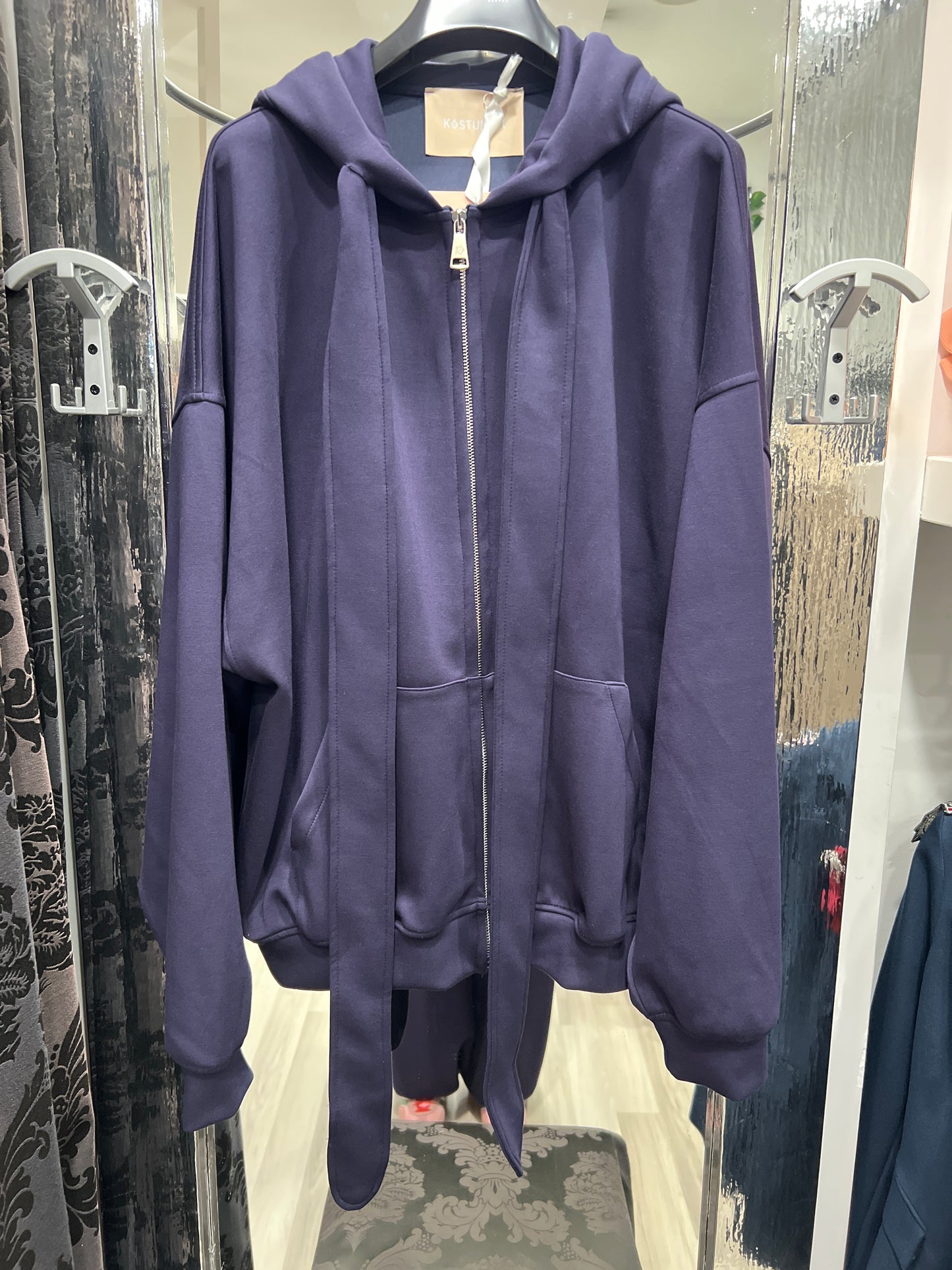 Felpa oversize cappuccio kostumn1