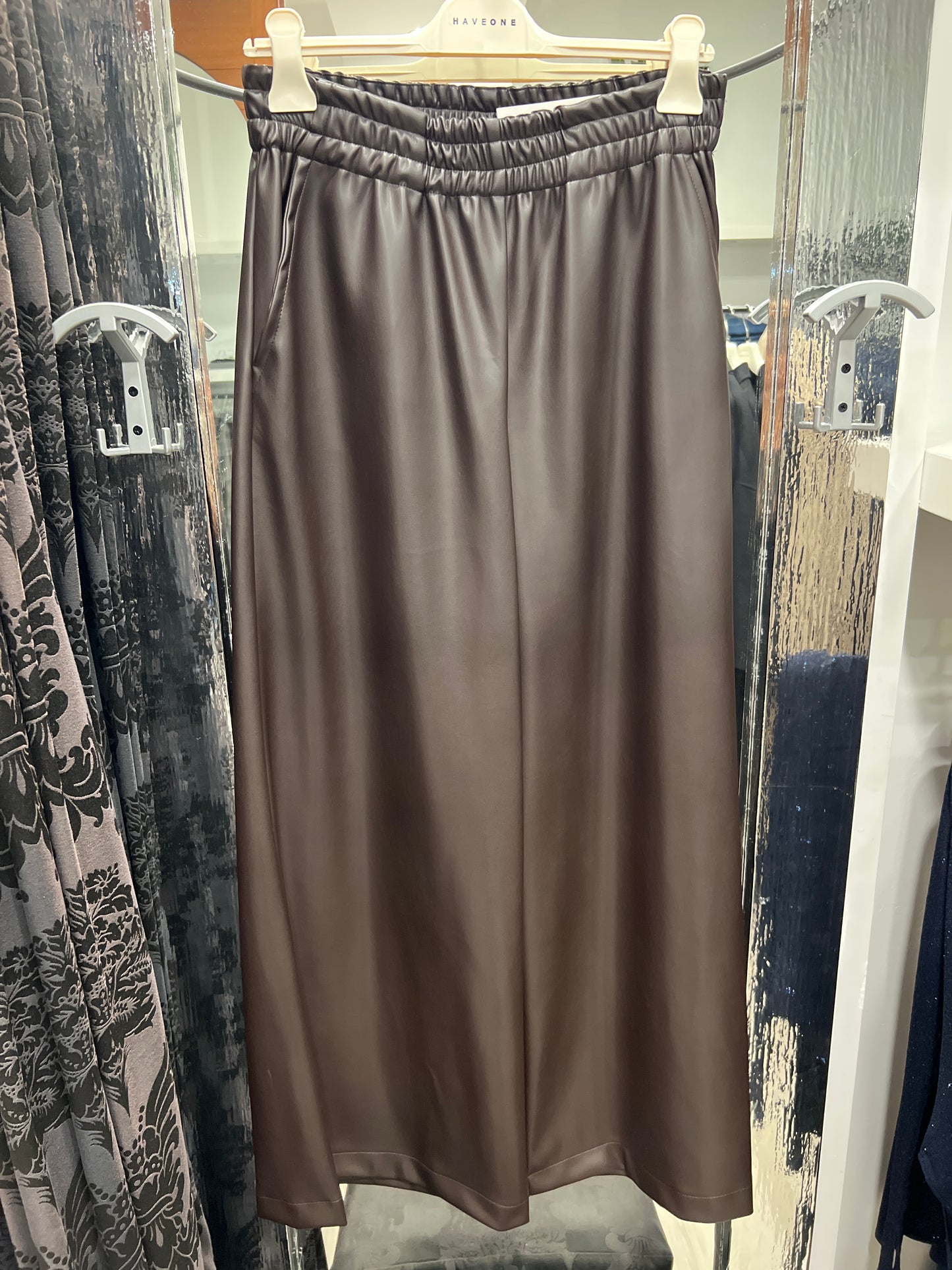 Pantalone ecopelle haveone