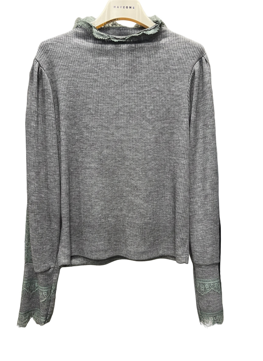 Maglia con pizzo haveone