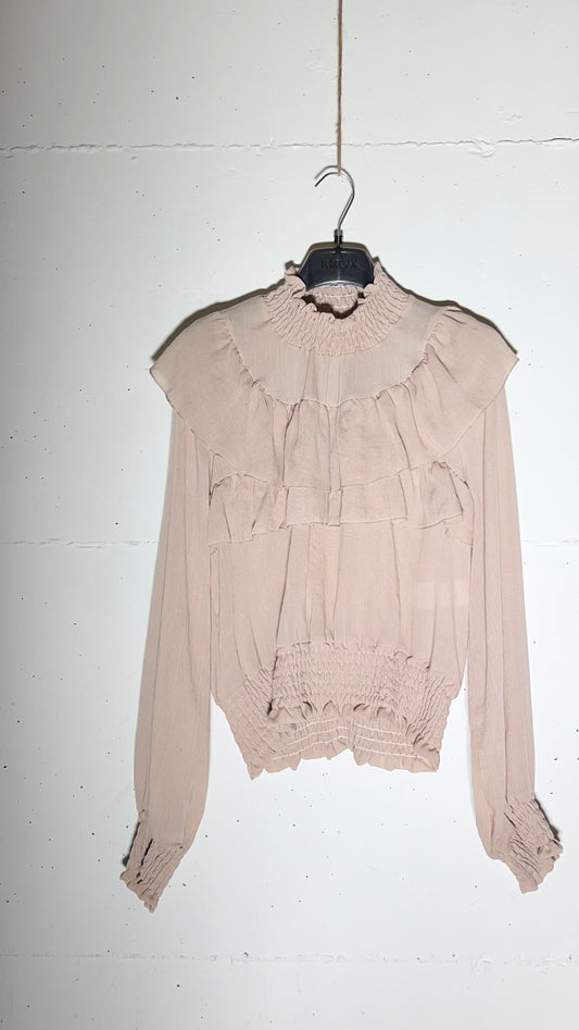 Camicia rouches kikisix