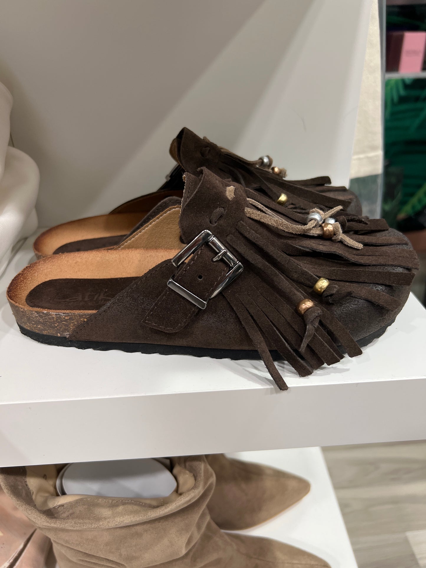 Ciabatta frange perline Latika