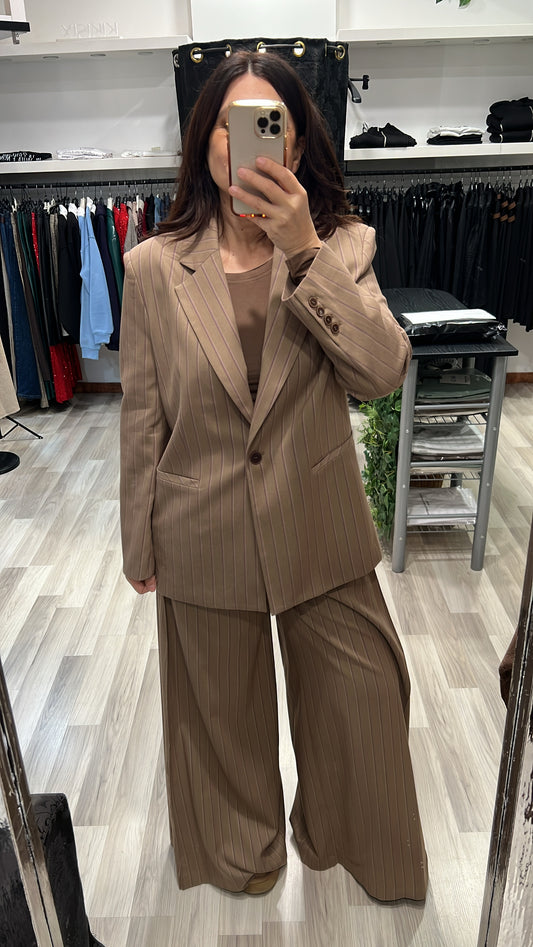 Giacca gessata Lumina