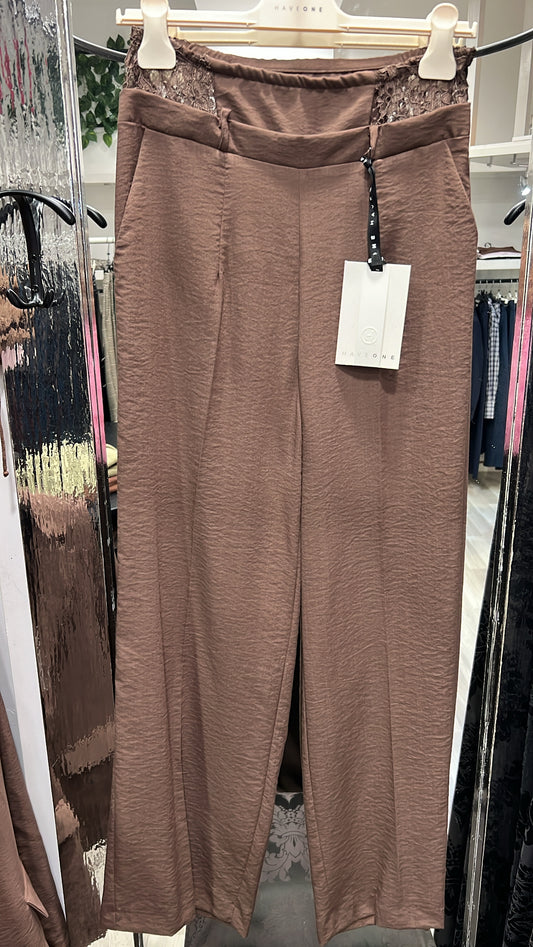 Pantalone pizzo in vita Haveone