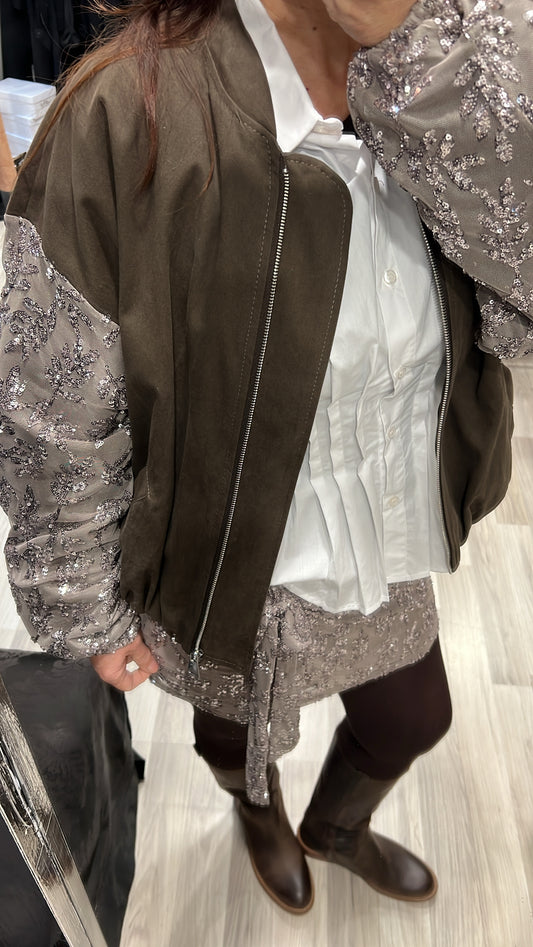 Bomber paillettes kikisix