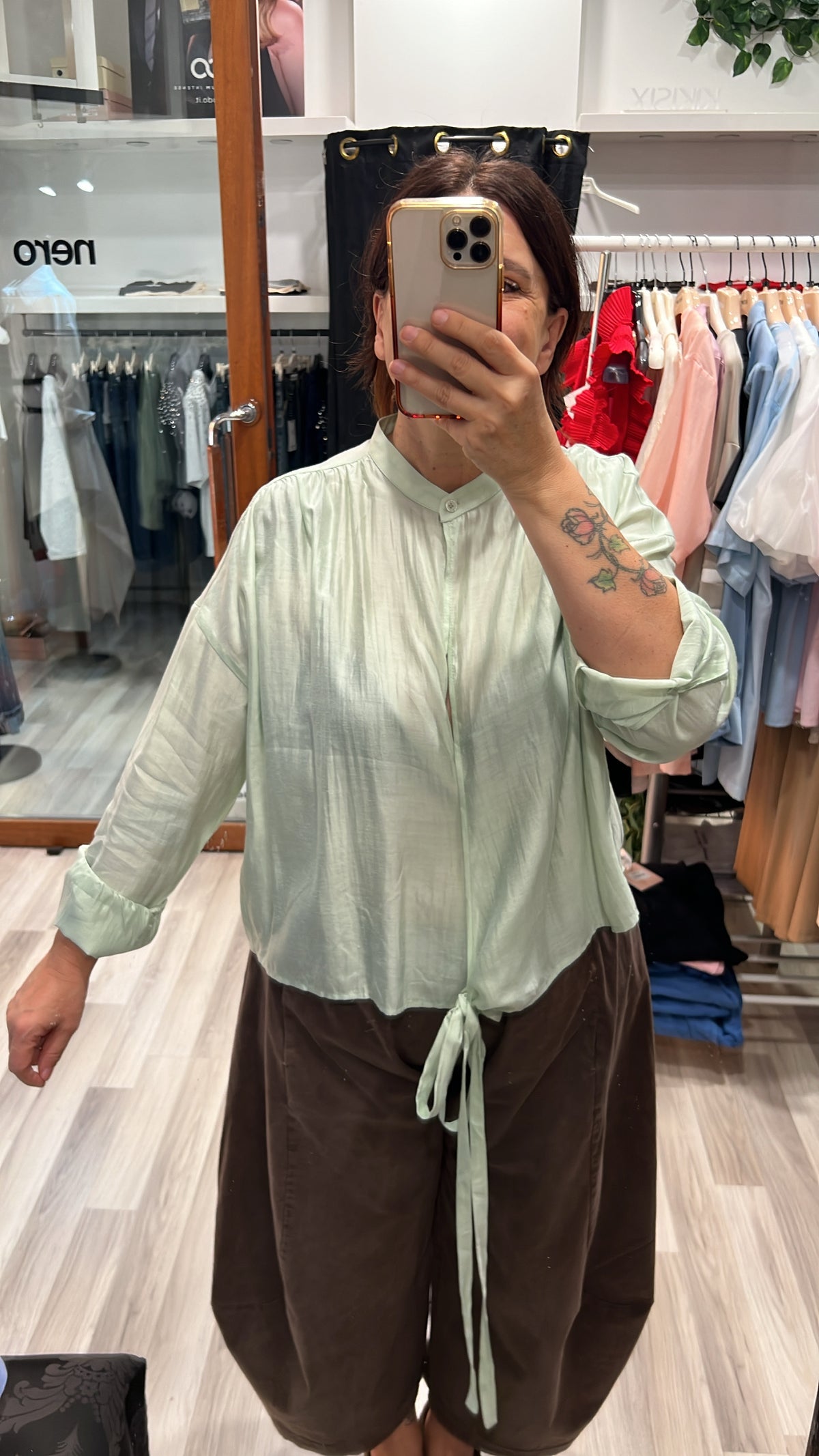 Camicia mussola incrociata you decide