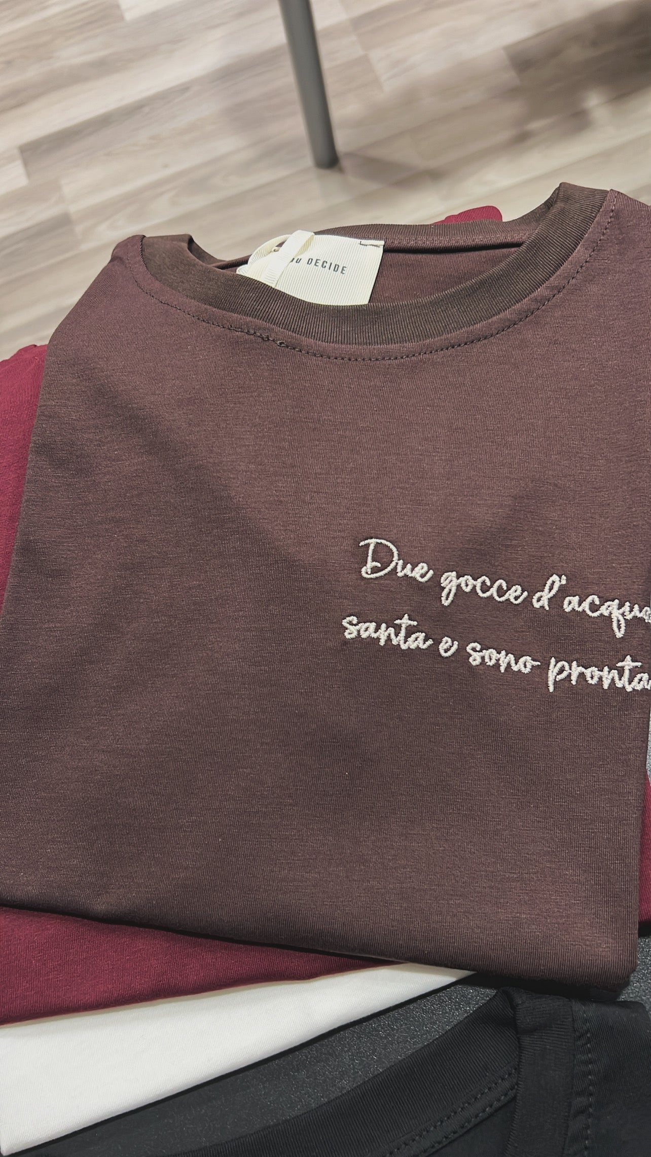 Tshirt mezza manica you decide