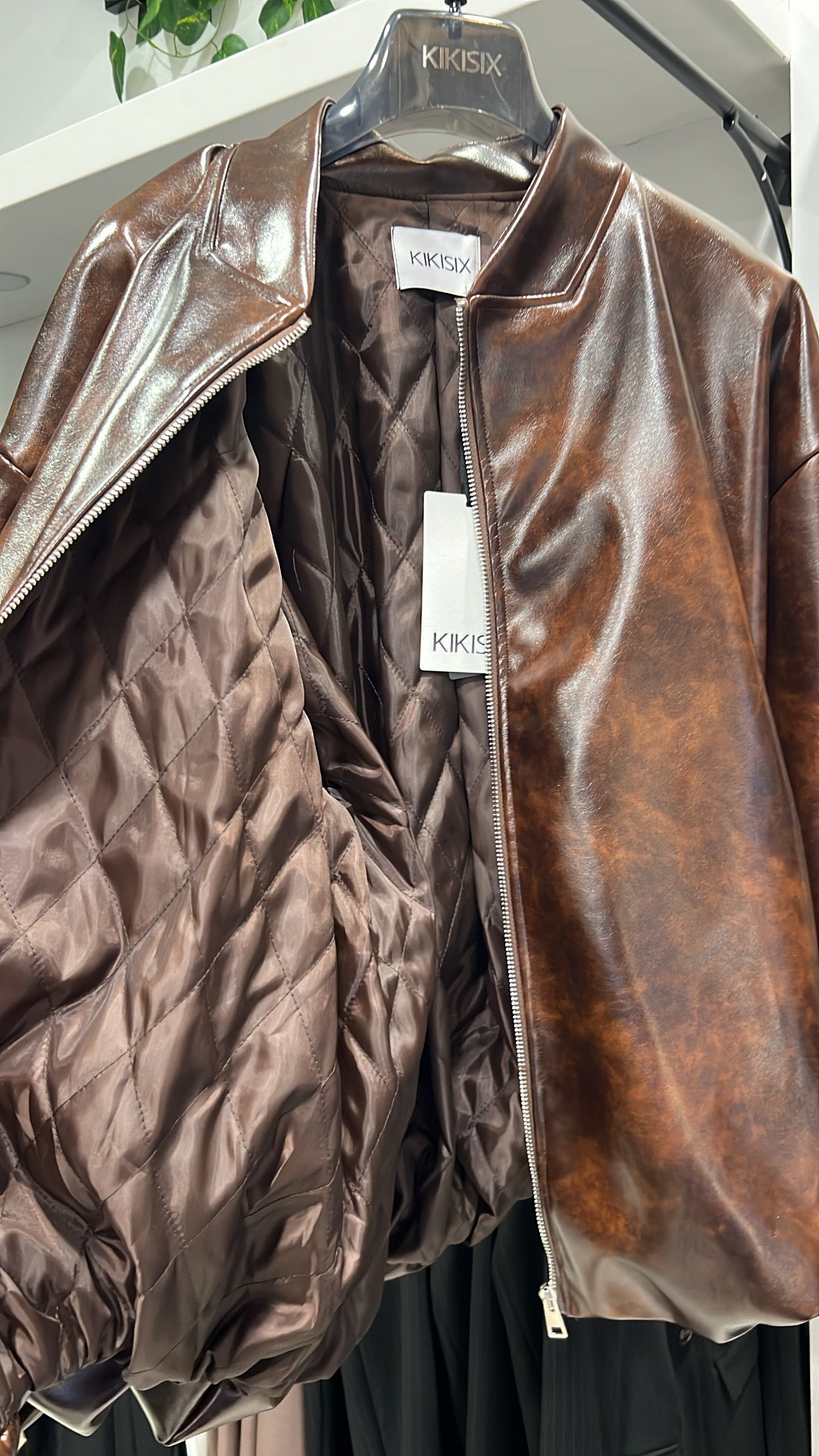 Bomber ecopelle kikisix