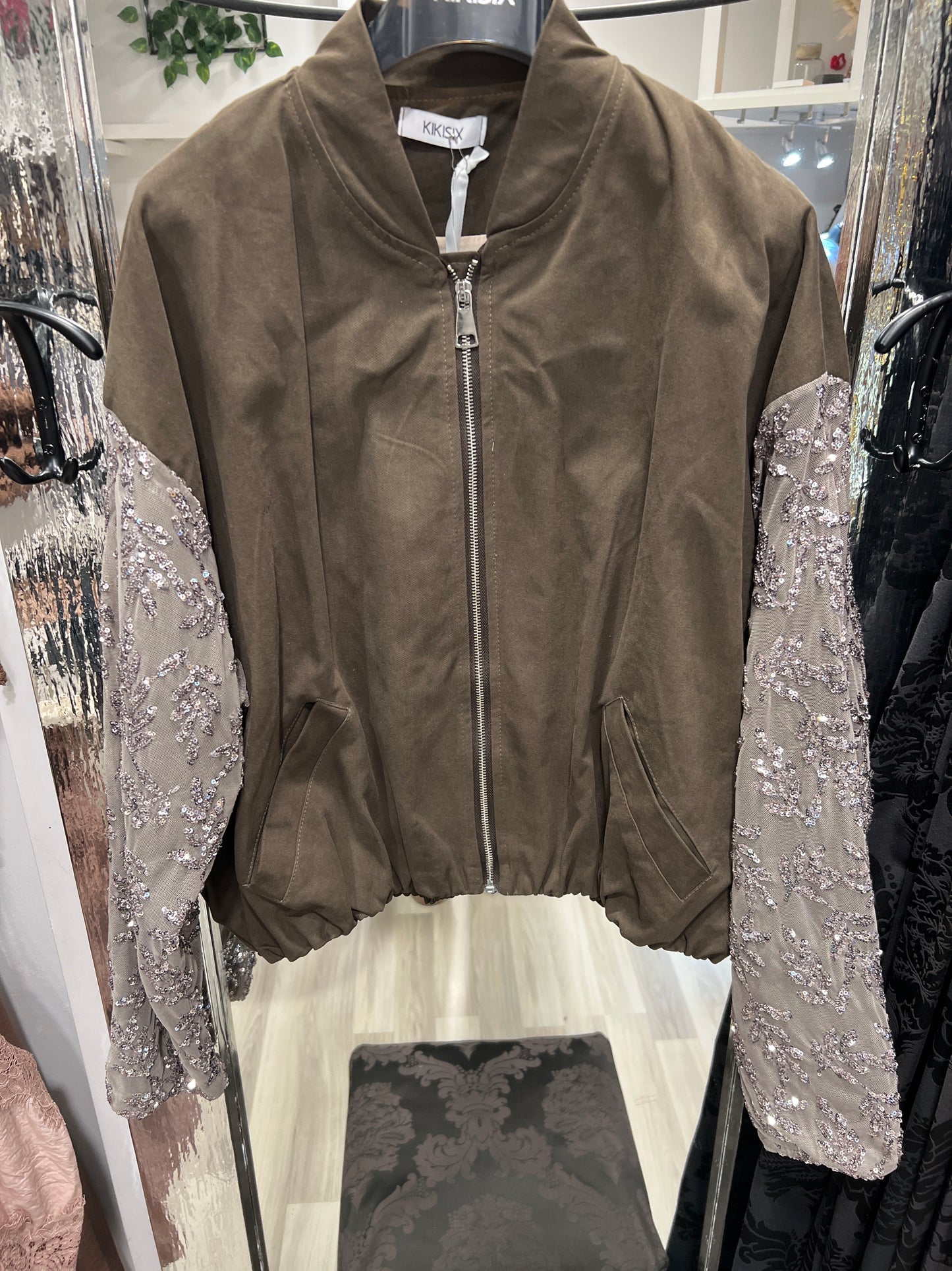 Bomber paillettes kikisix