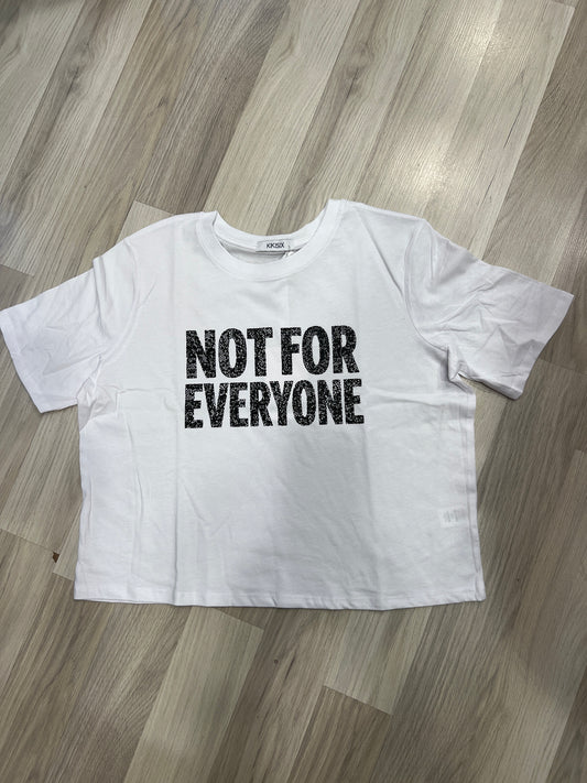 Tshirt scritta pizzo kikisix