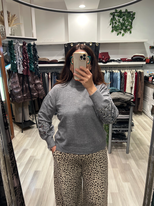 Maglia paillettes kikisix