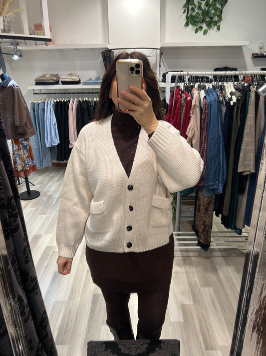 Cardigan tasche Lumina