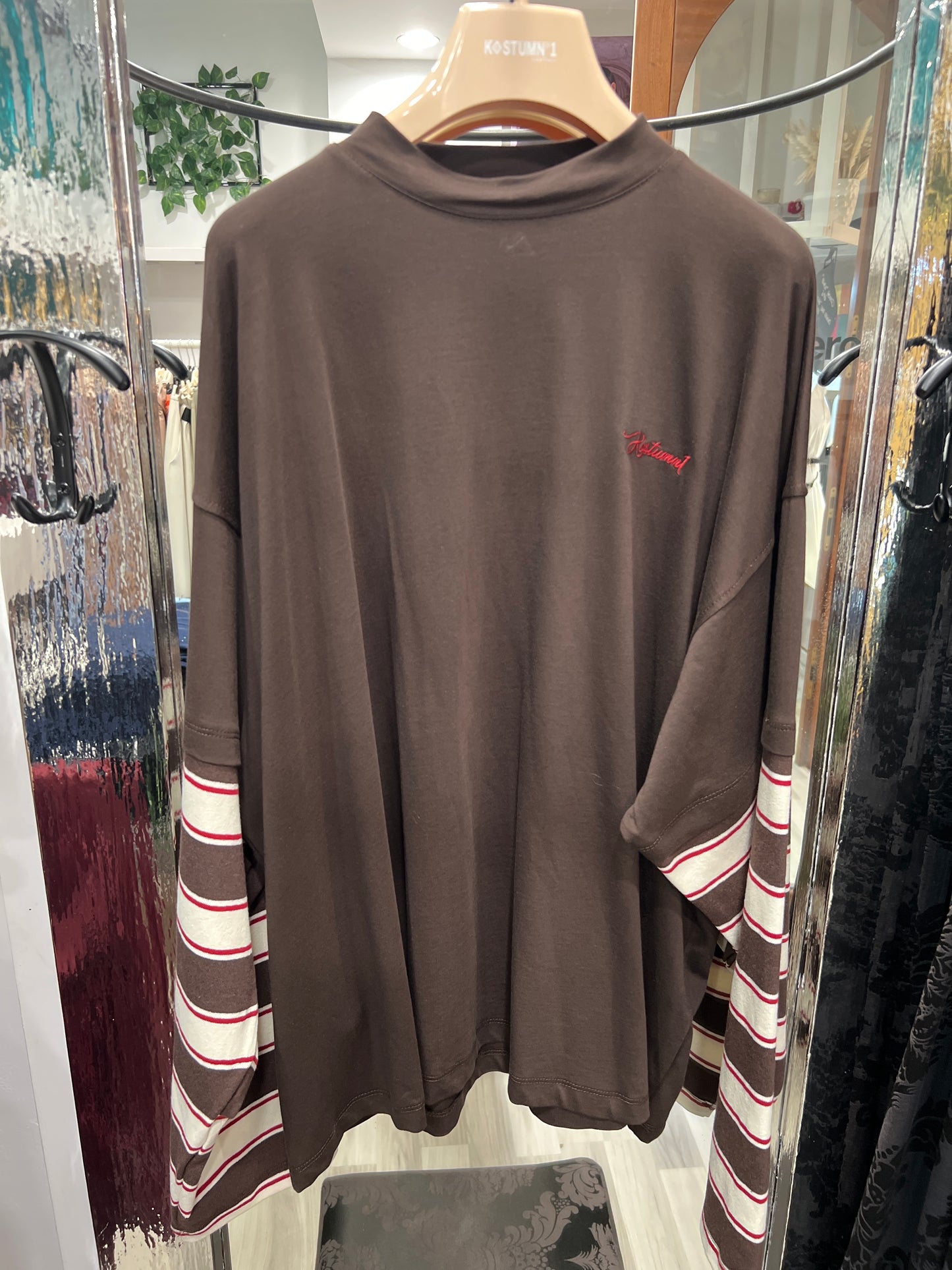 Maxi tshirt combinata kostum