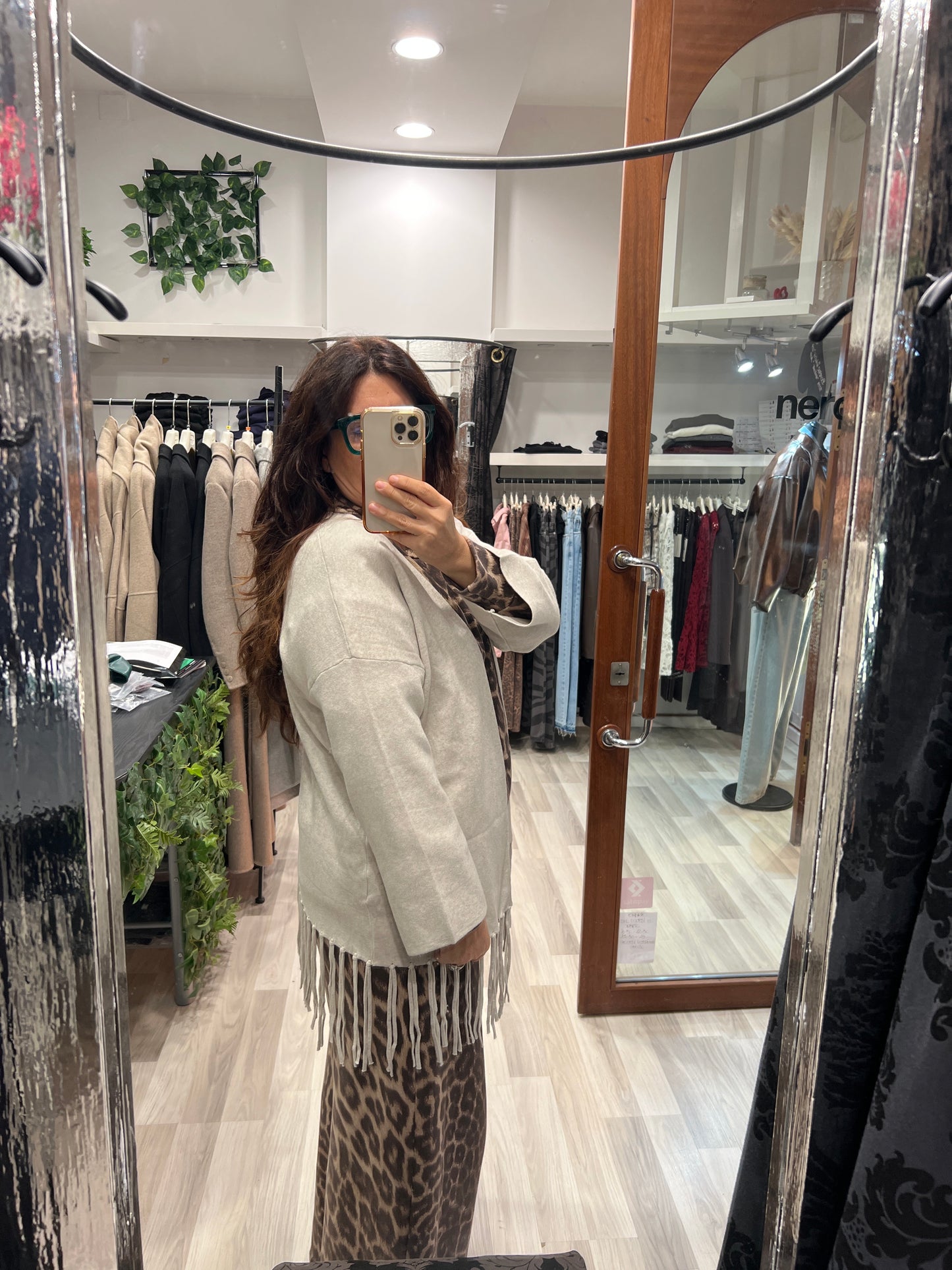 Cardigan fondo frange kikisix