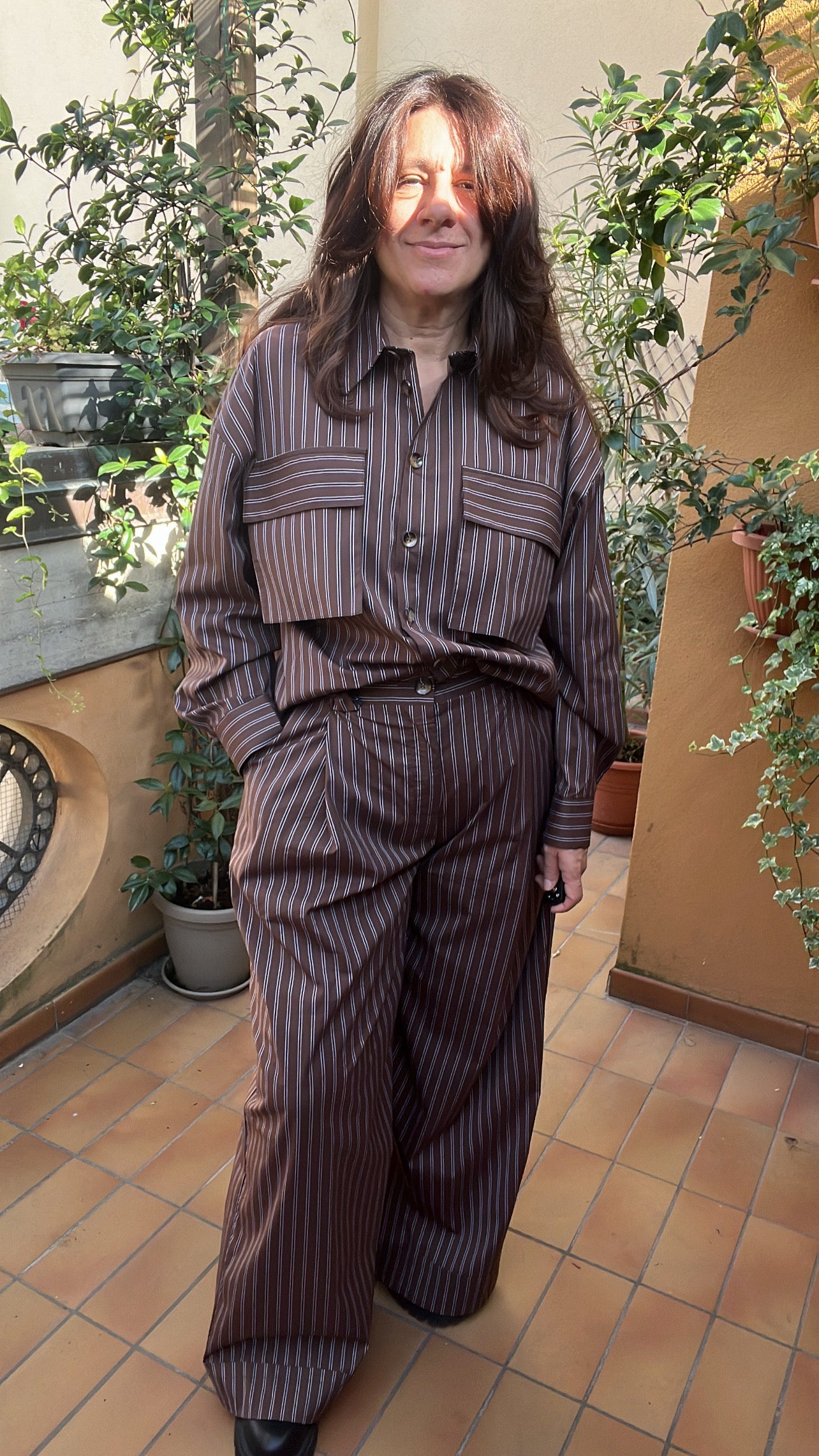 Pantalone righe Lumina
