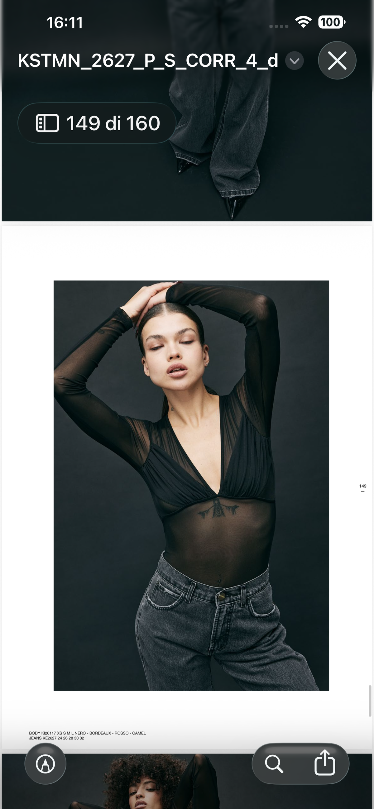 Body tulle kostum