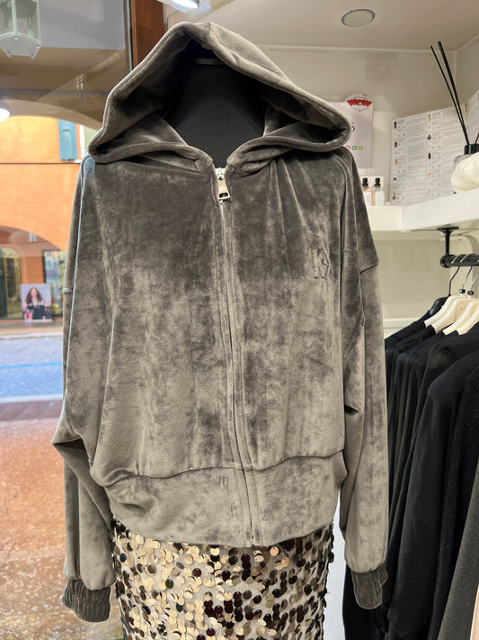 Felpa ciniglia zip kostum