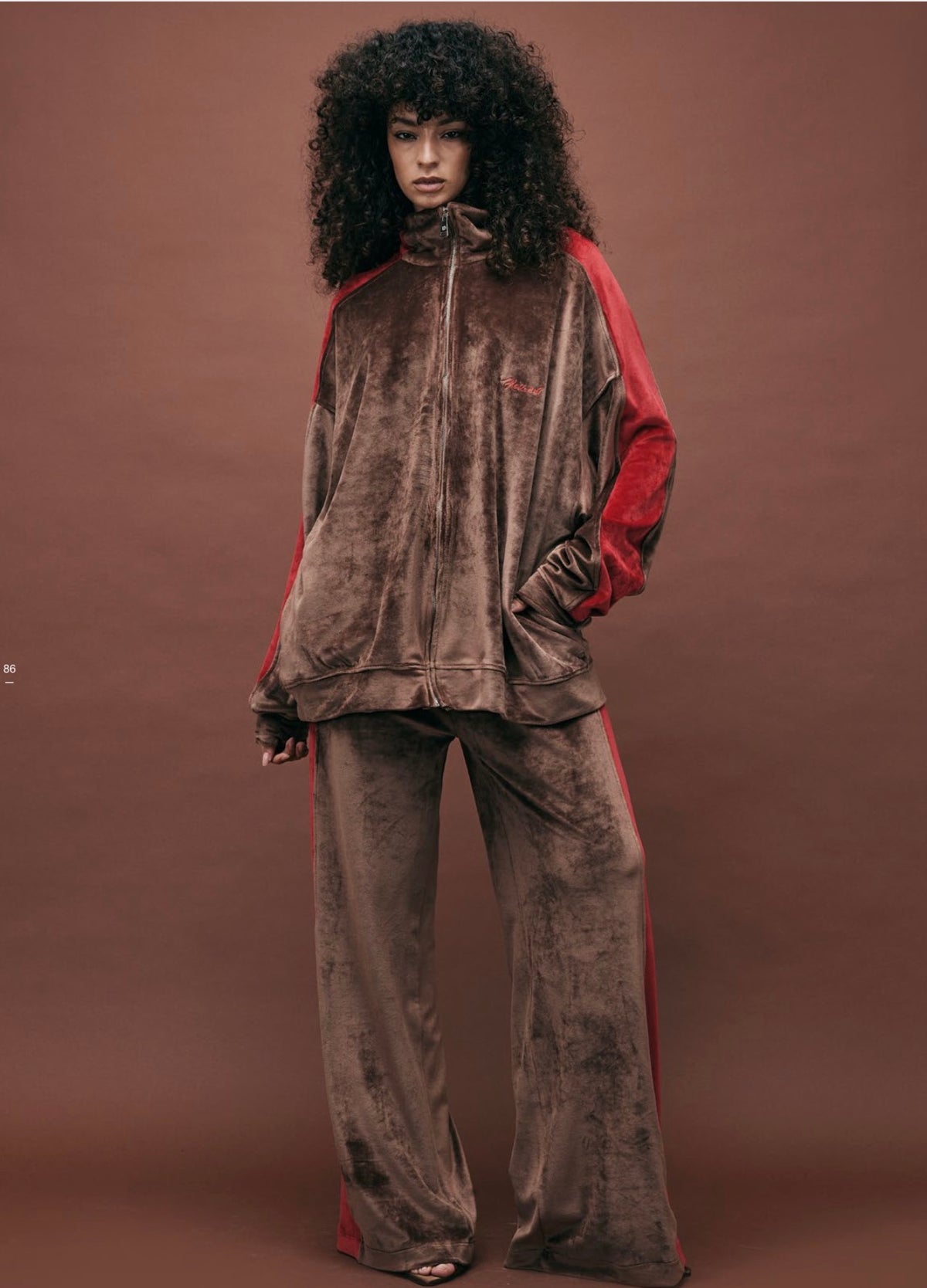Pantalone ciniglia kostum