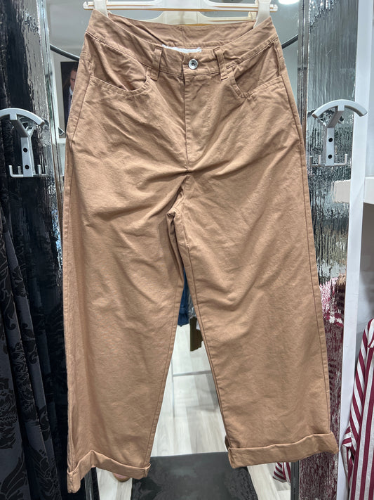 Pantalone misto lino haveone