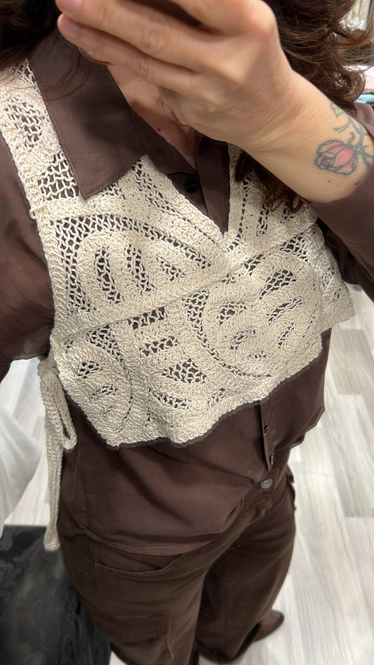 Camicia gilet crochet kikisix