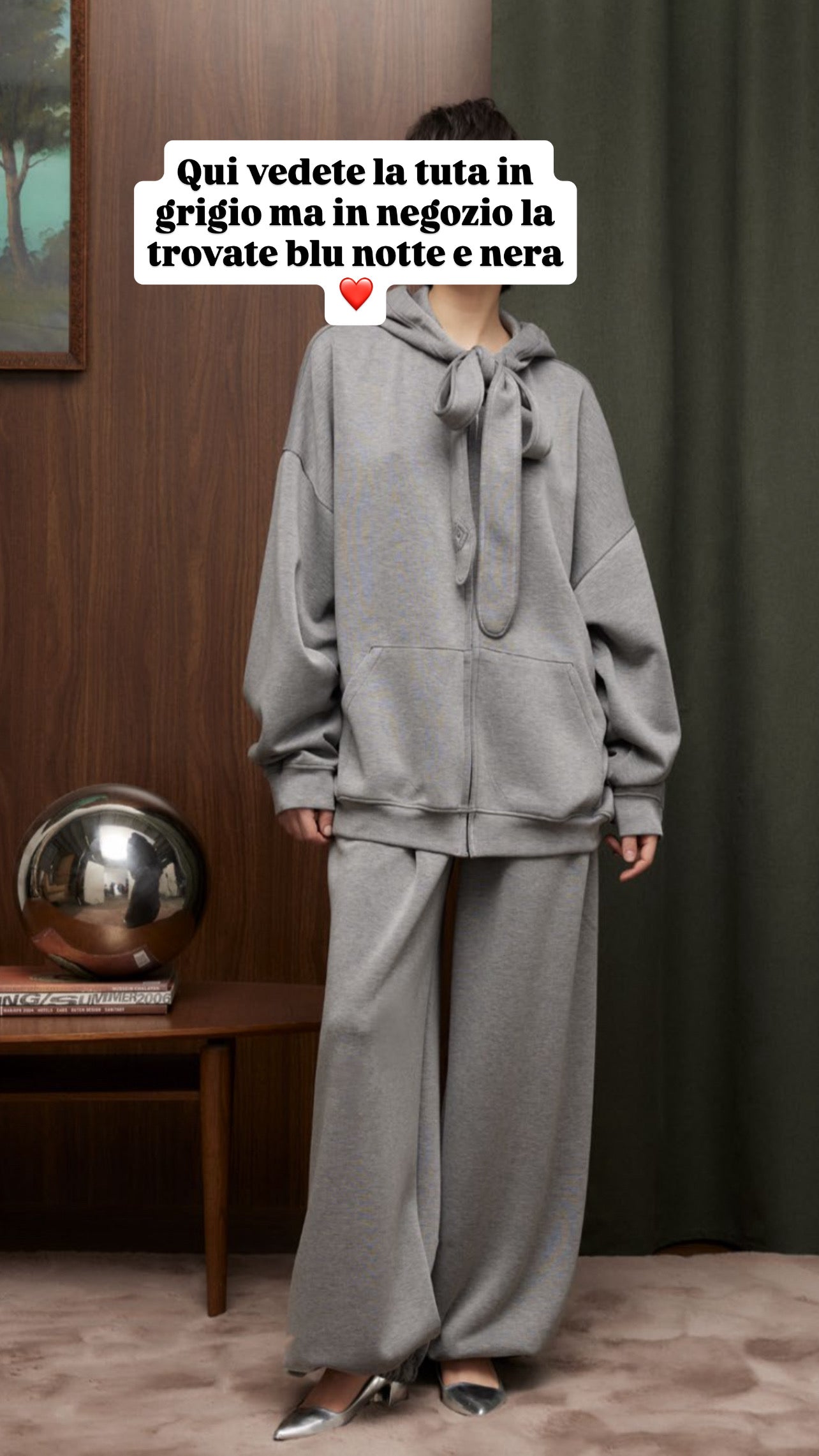 Felpa oversize cappuccio kostumn1