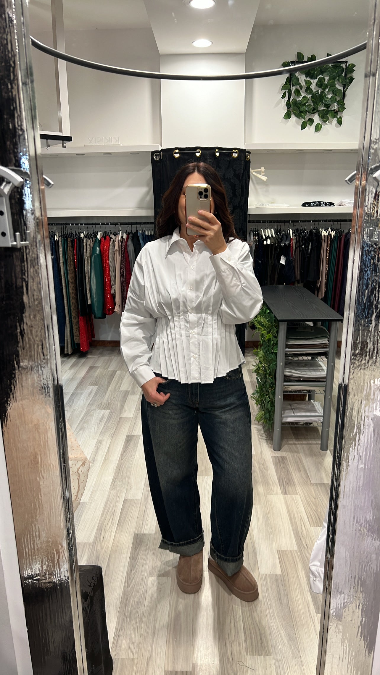 Camicia pieghe Haveone