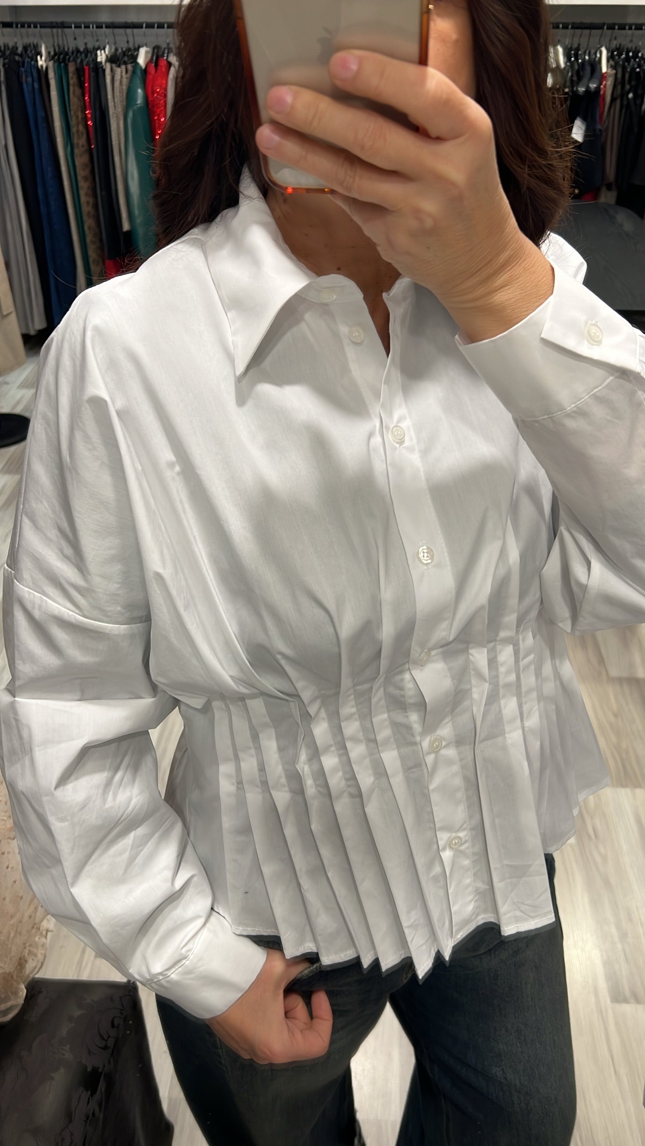 Camicia pieghe Haveone