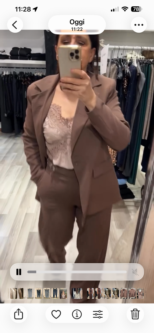 Pantalone pizzo in vita Haveone