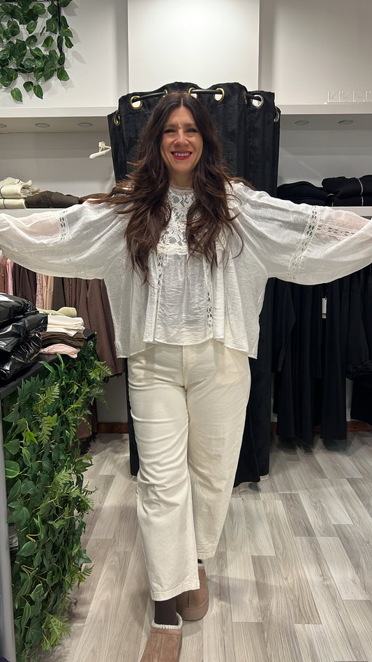 Camicia pizzo Haveone