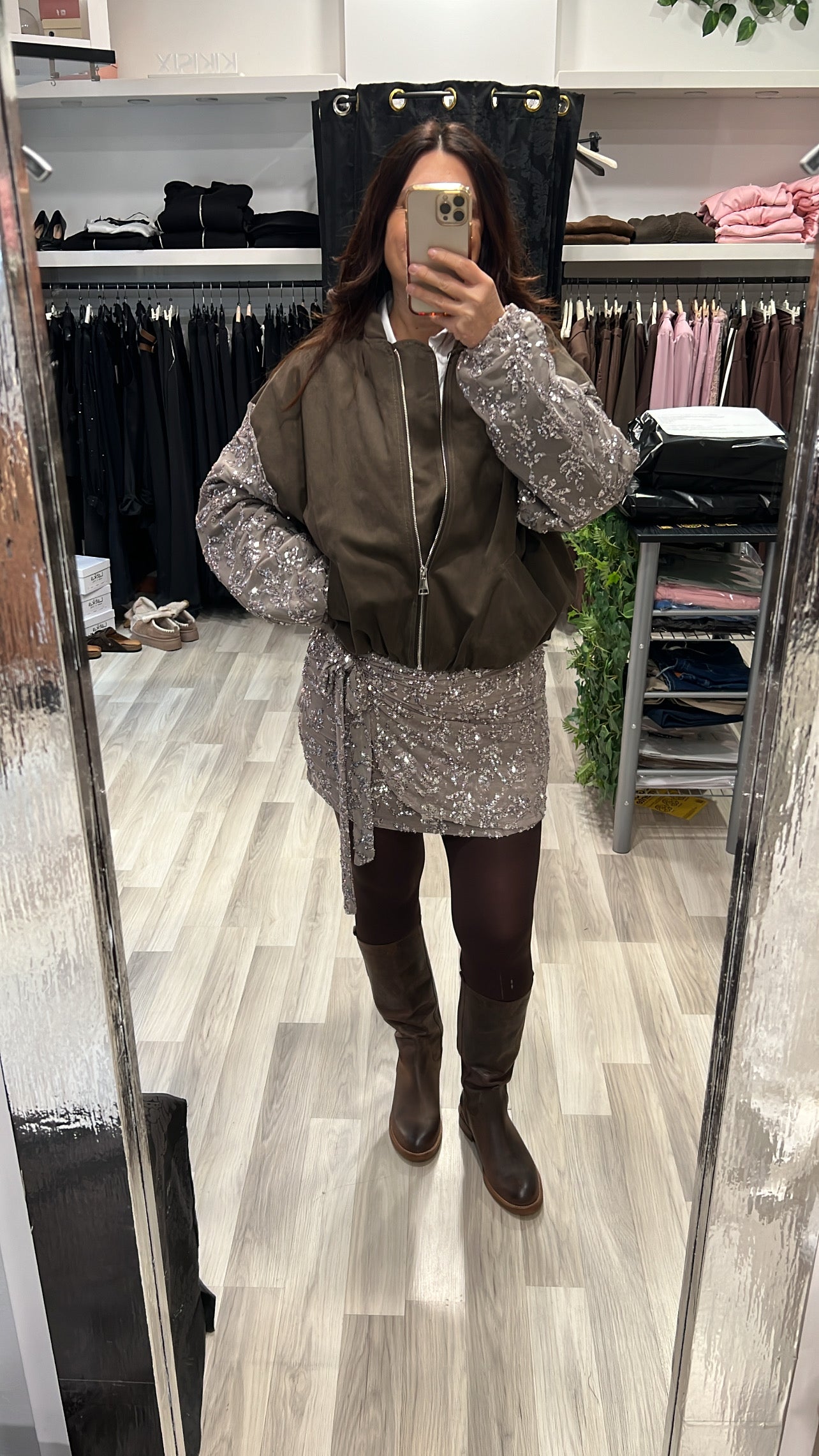 Bomber paillettes kikisix