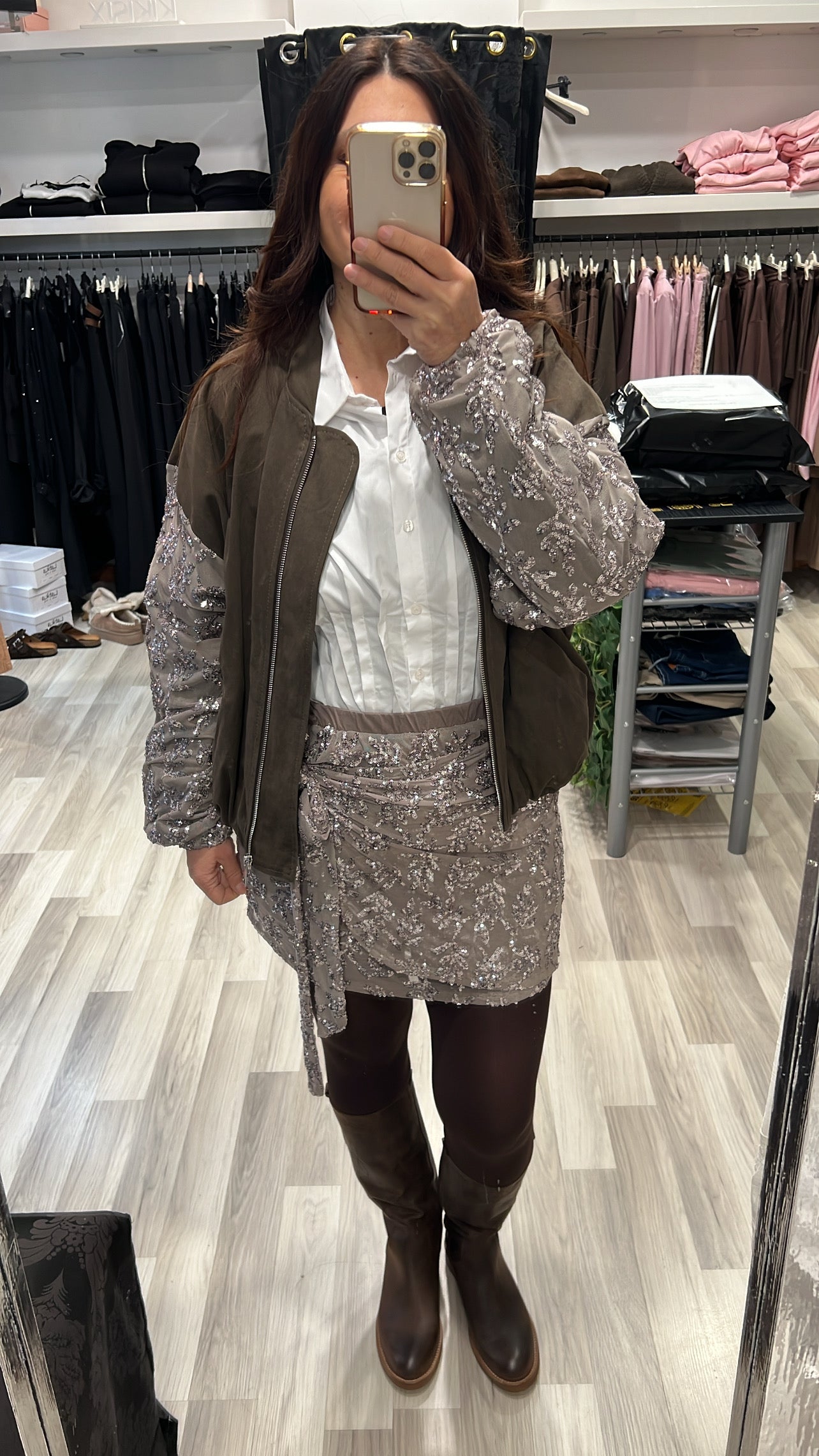 Gonna paillettes kikisix
