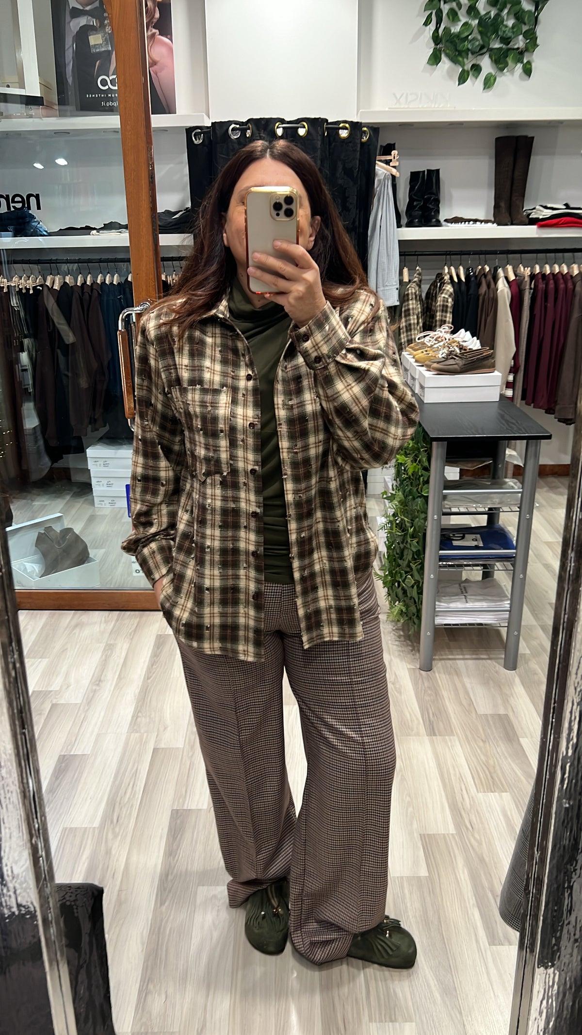 Camicia tartan kostum