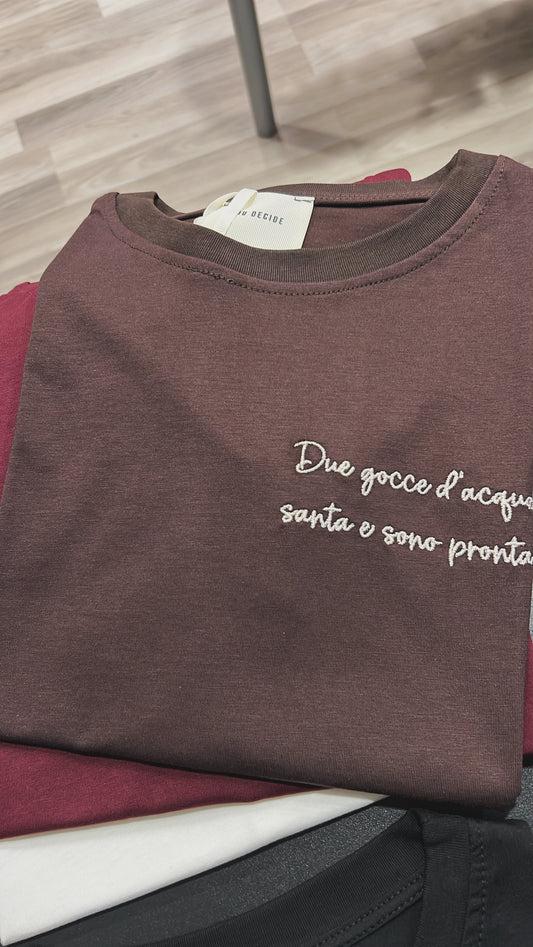 Tshirt mezza manica you decide