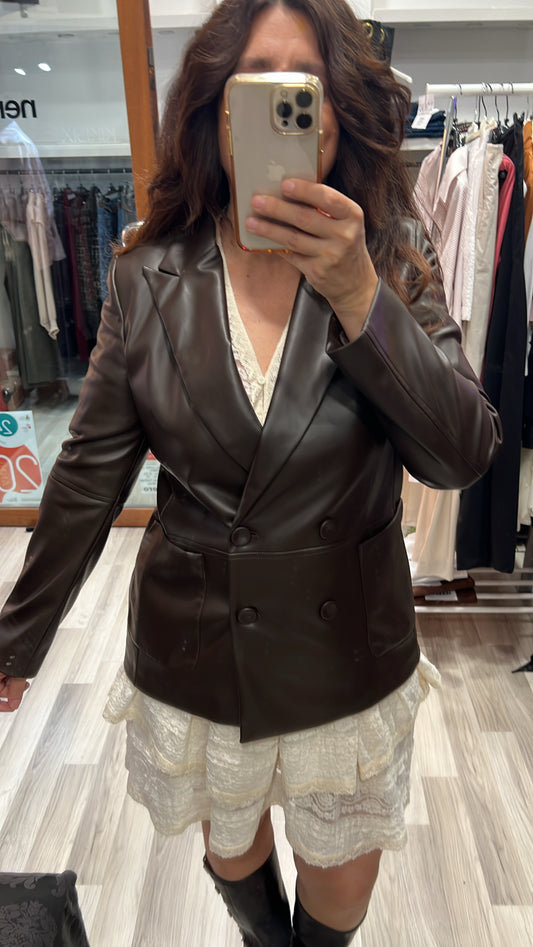 Giacca ecopelle haveone