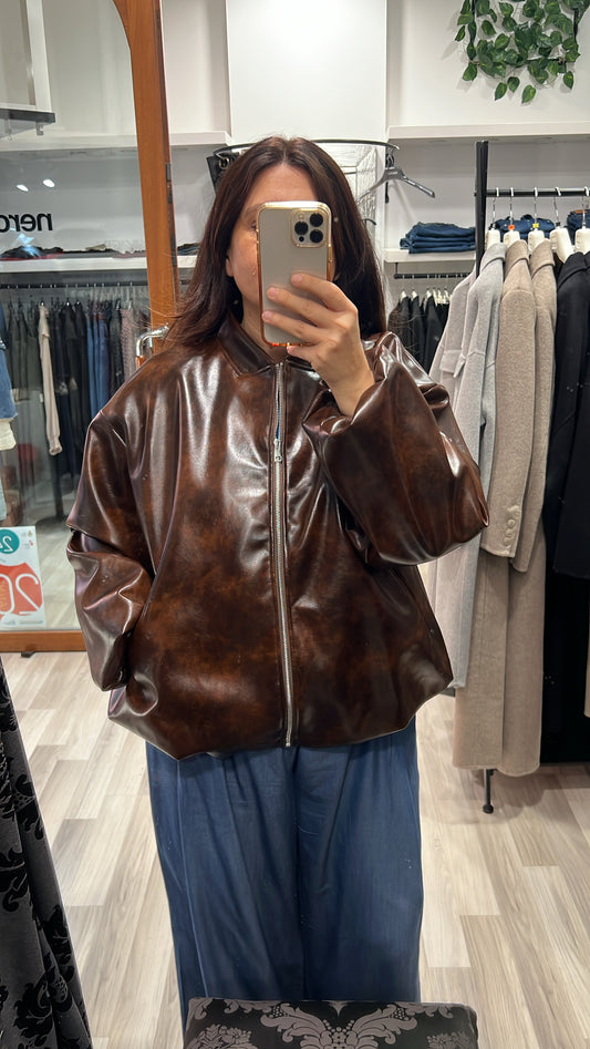 Bomber ecopelle kikisix