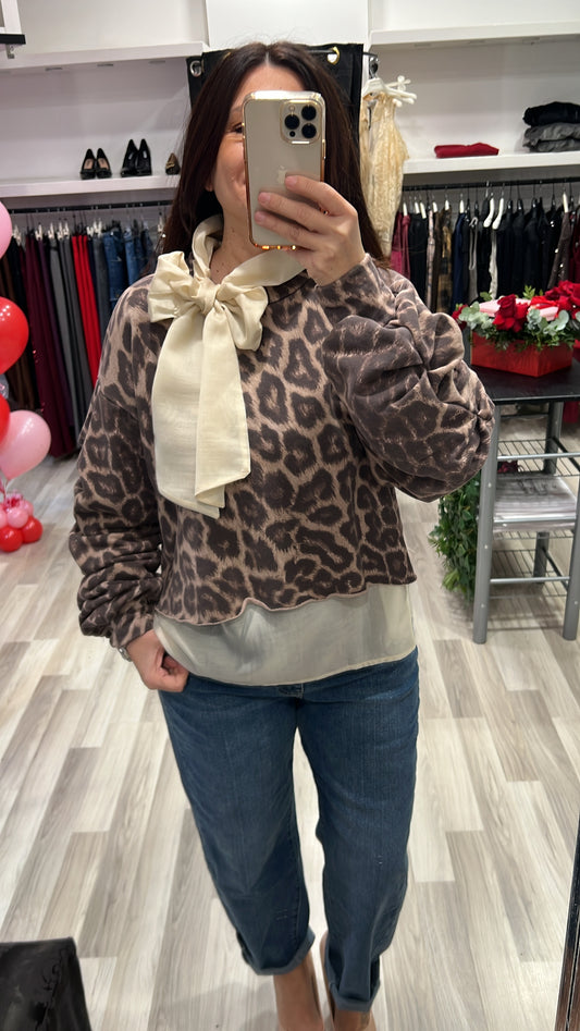 Felpa drappeggiata haveone
